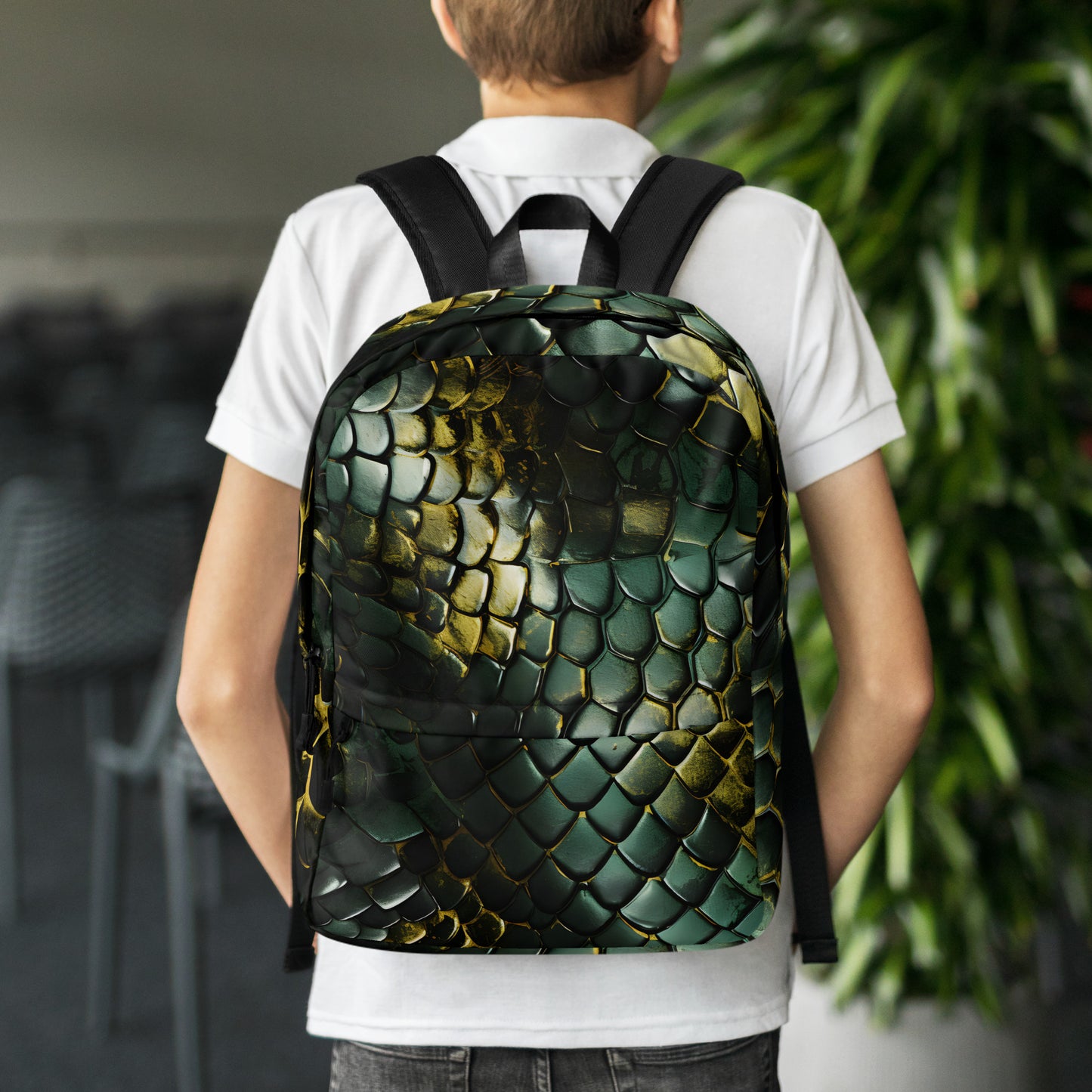 Dragon Skin Pattern Backpack