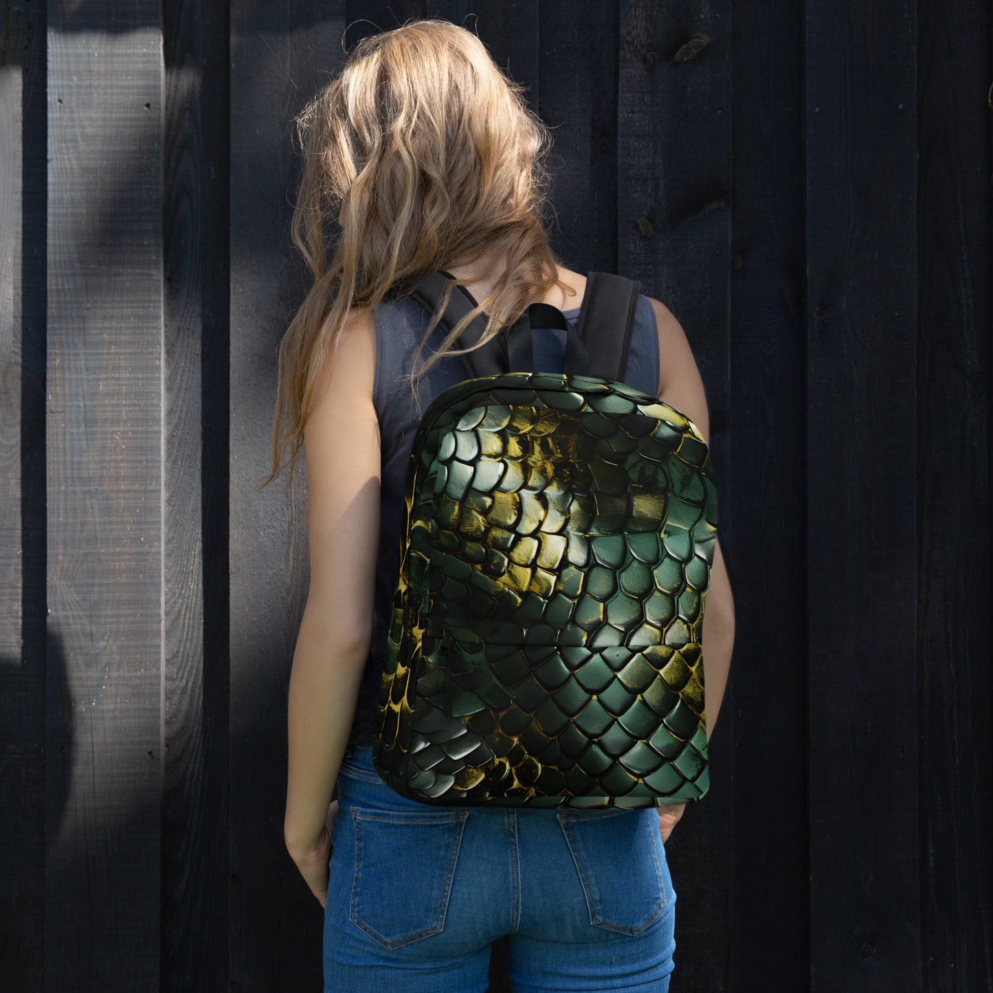 Dragon Skin Pattern Backpack