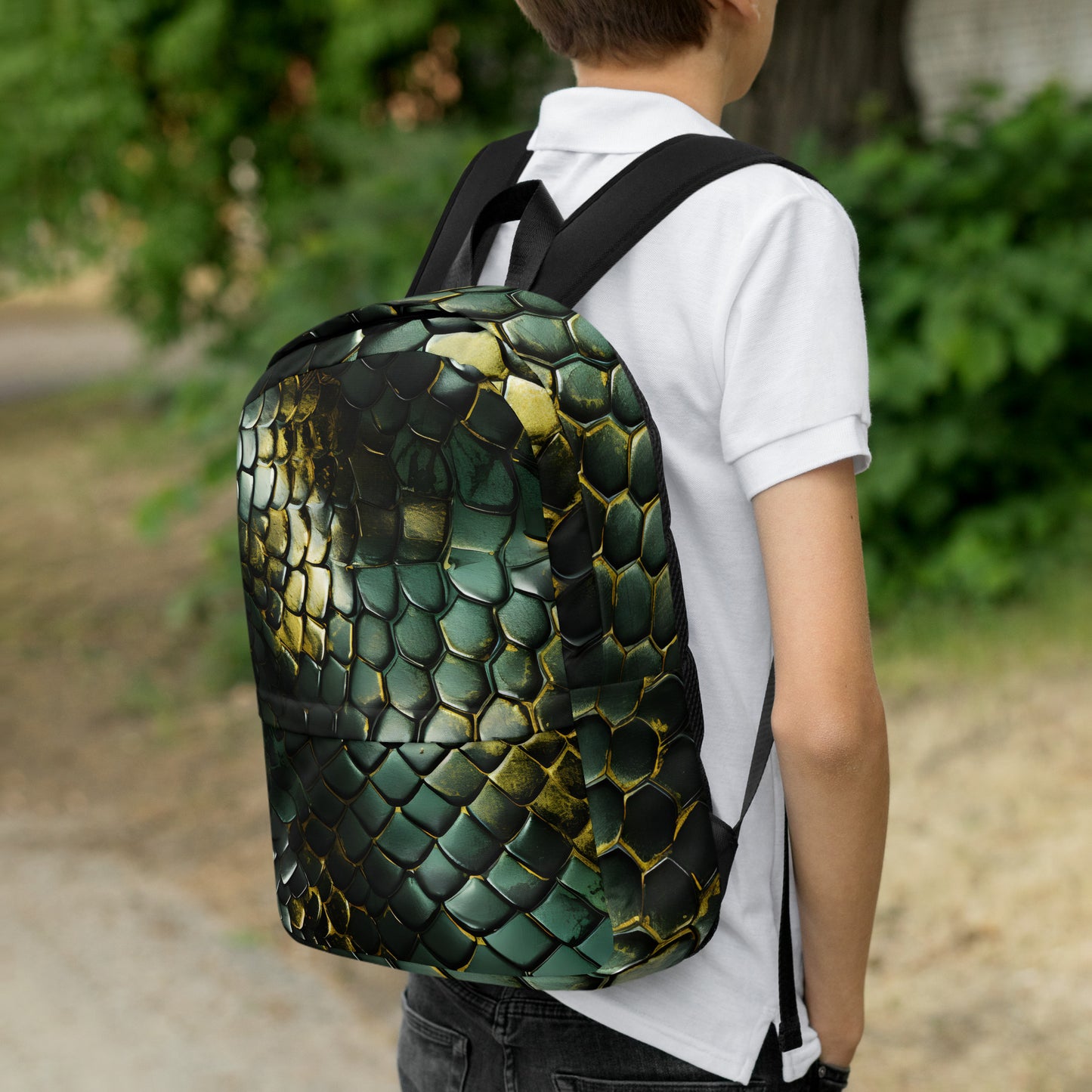 Dragon Skin Pattern Backpack