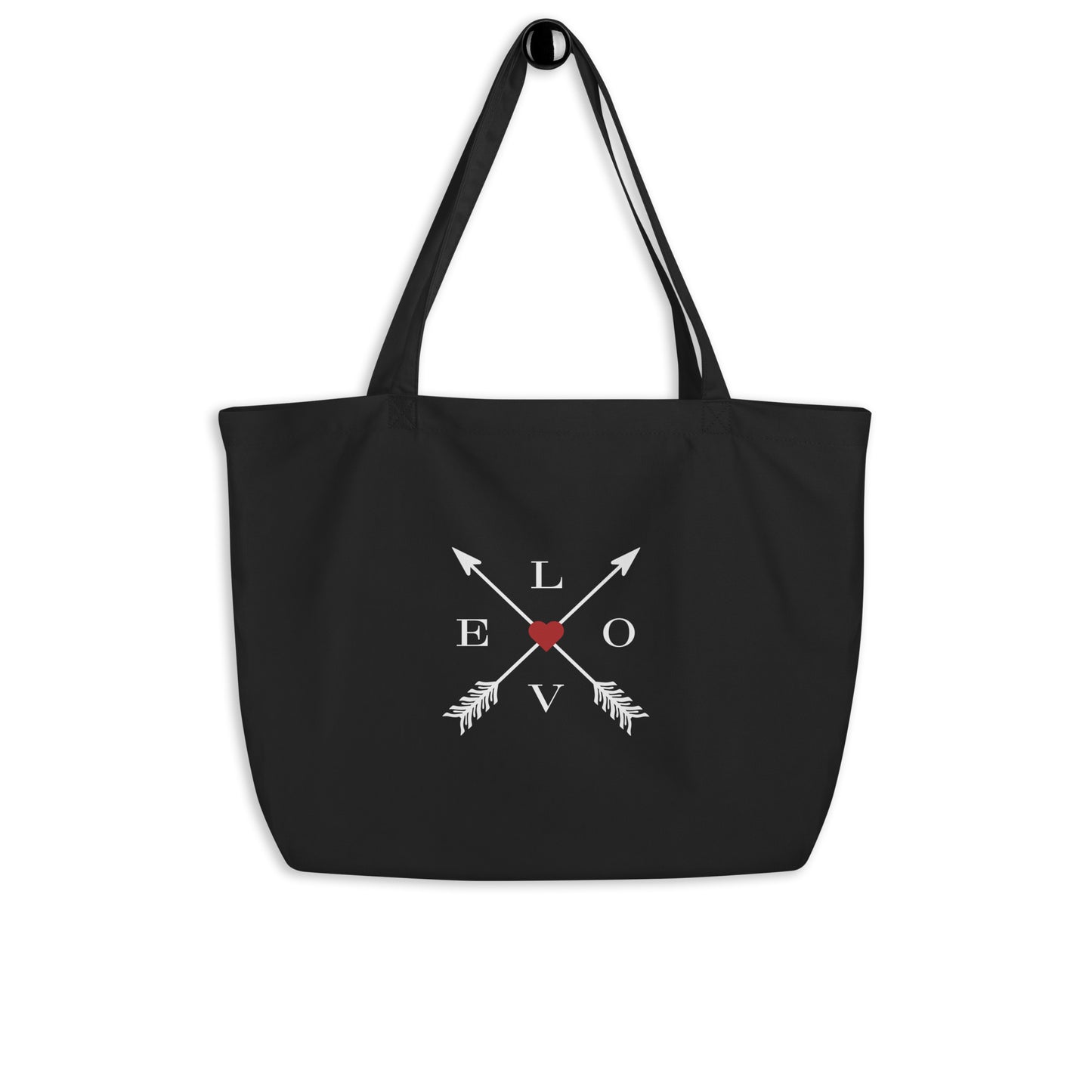 Love | Large organic tote bag