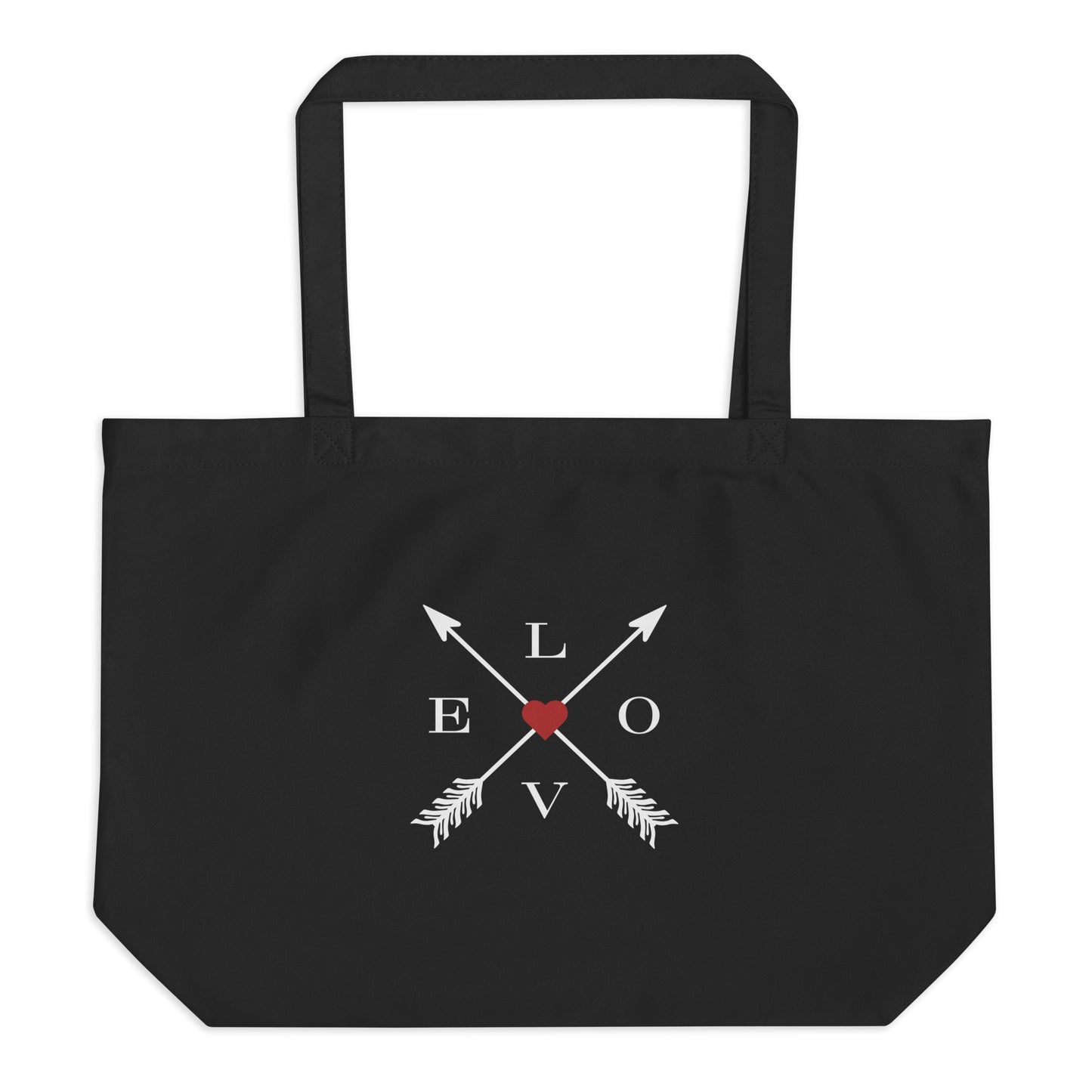 Love | Large organic tote bag