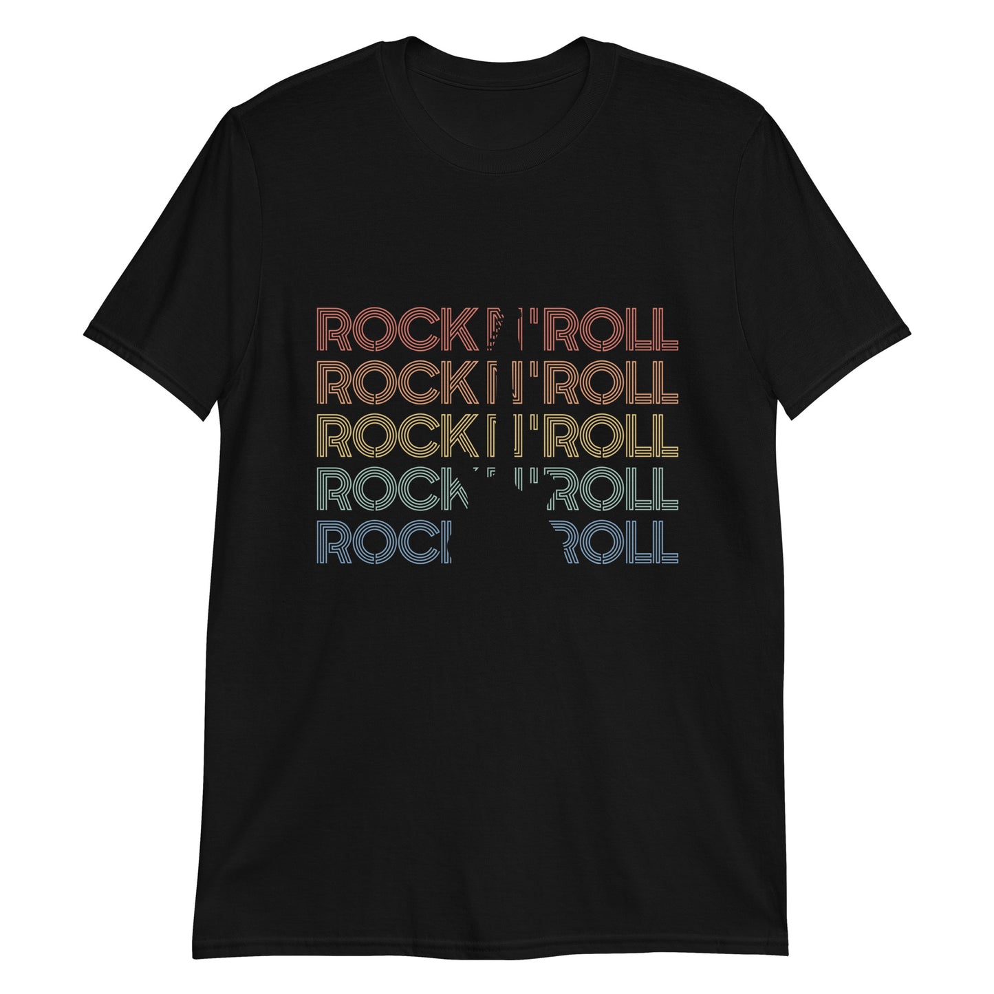 Rock N Roll Graphic Tee | Short-Sleeve Unisex T-Shirt | Soft T-Shirt