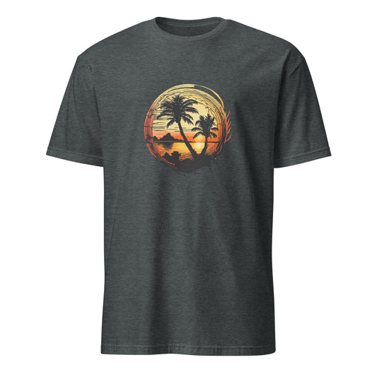 Beach Sunset Graphic Short-Sleeve Unisex T-Shirt