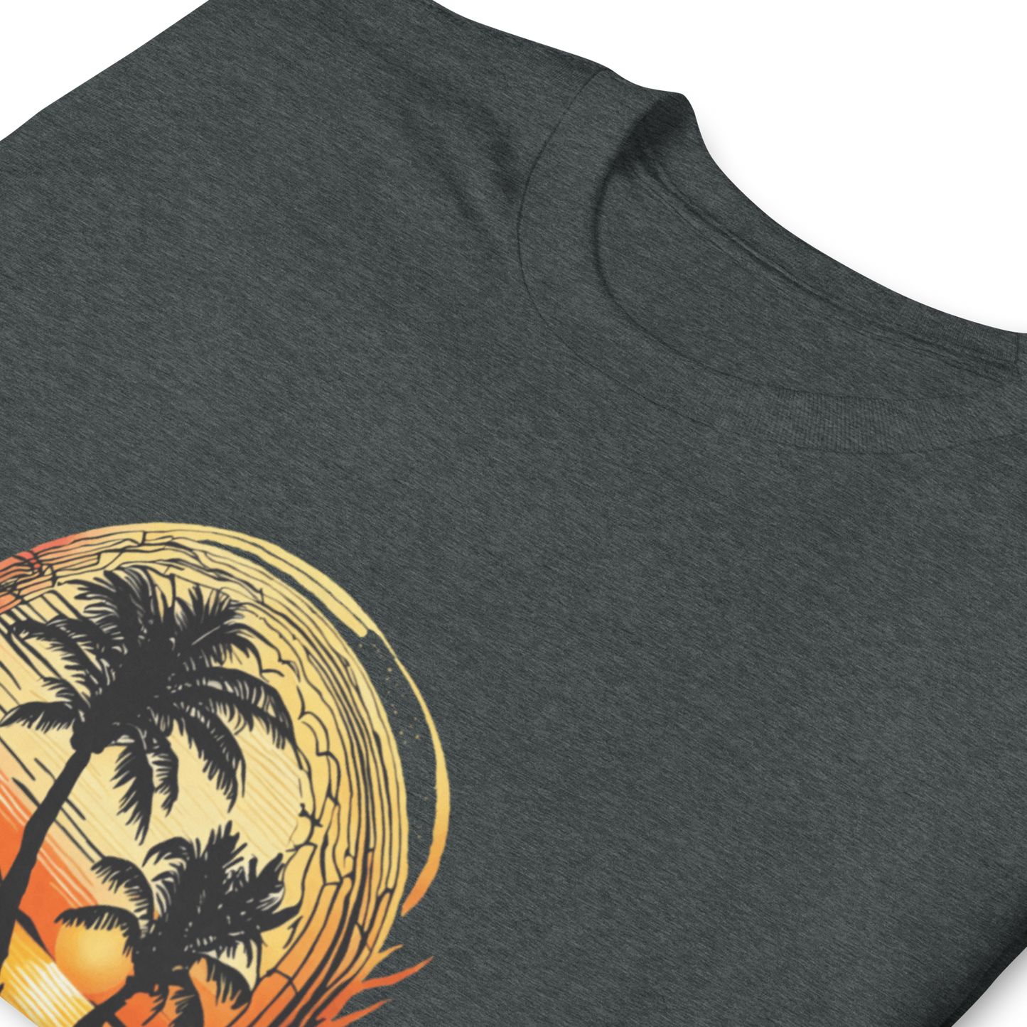 Beach Sunset Graphic Short-Sleeve Unisex T-Shirt