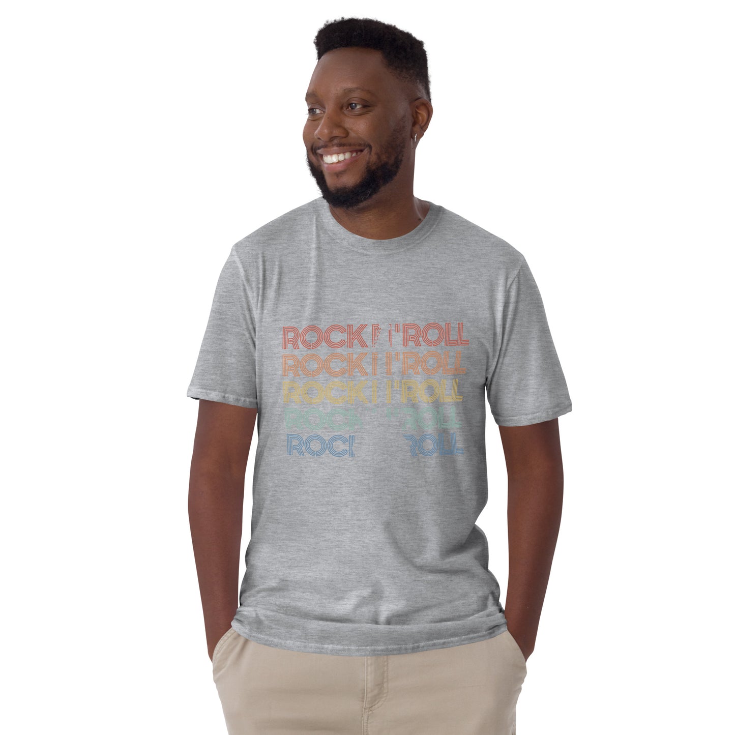 Rock N Roll Graphic Tee | Short-Sleeve Unisex T-Shirt | Soft T-Shirt