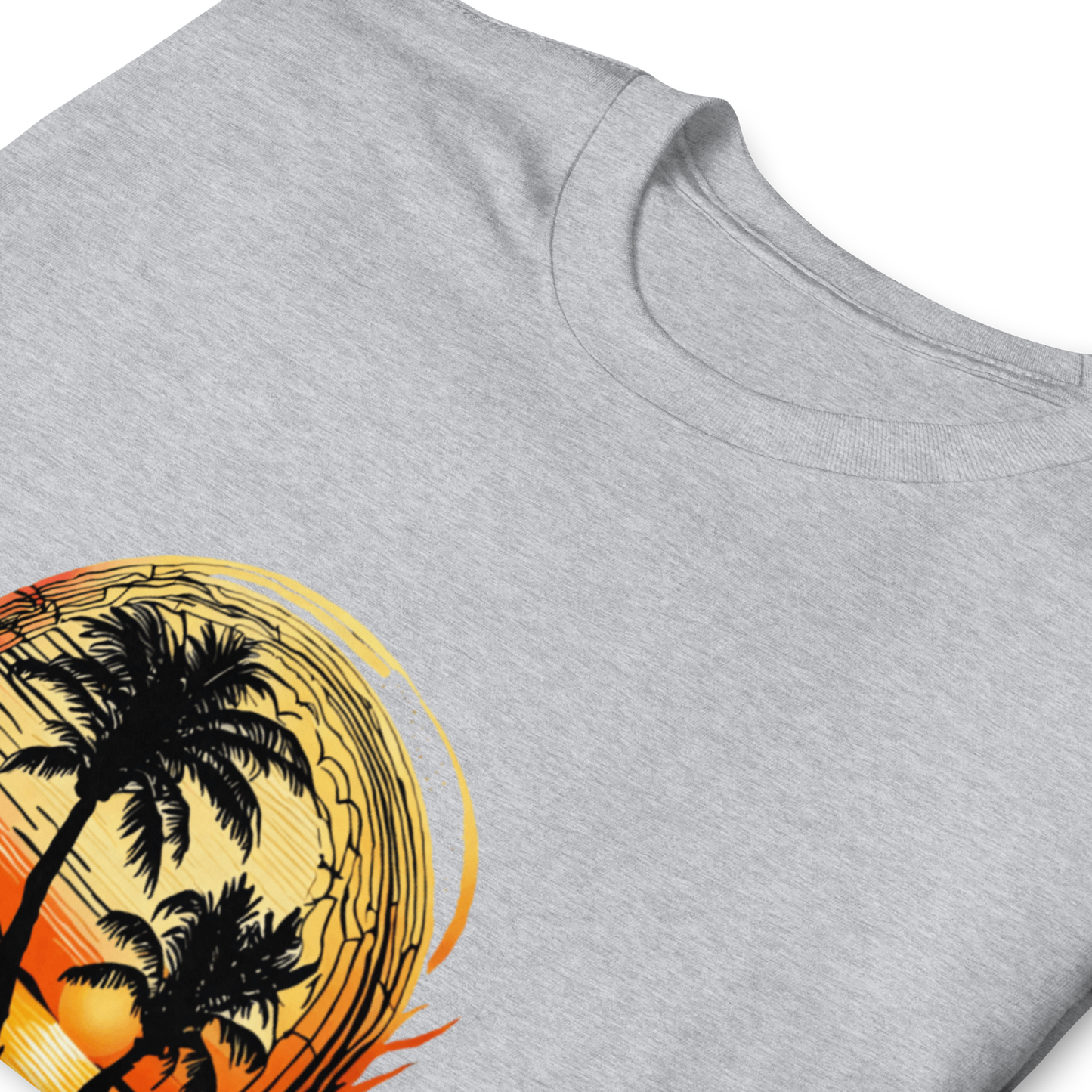 Beach Sunset Graphic Short-Sleeve Unisex T-Shirt