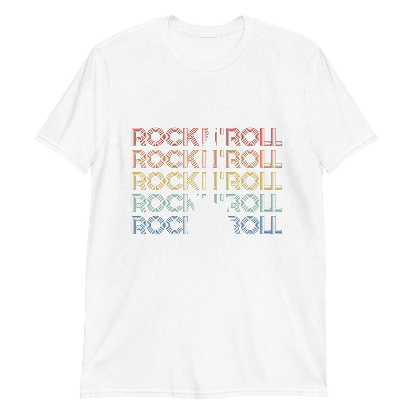 Rock N Roll Graphic Tee | Short-Sleeve Unisex T-Shirt | Soft T-Shirt