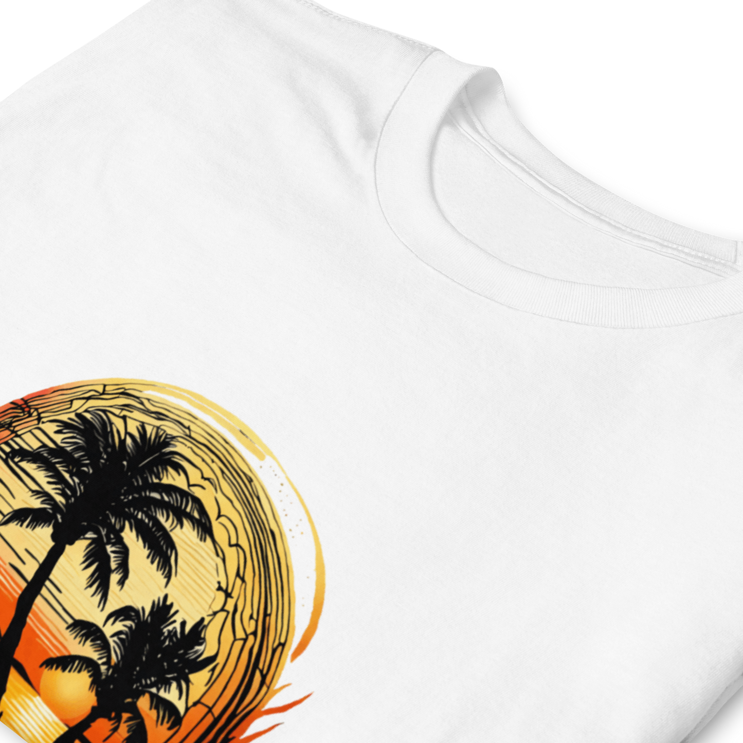 Beach Sunset Graphic Short-Sleeve Unisex T-Shirt