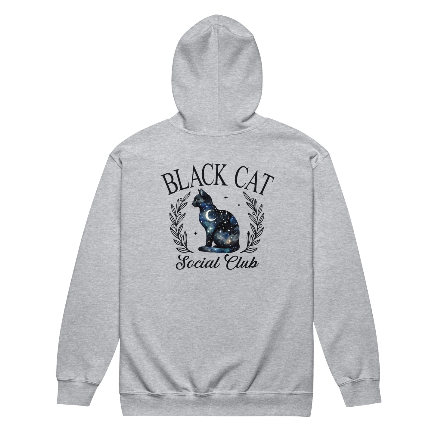 Black Cat Social Club | Unisex heavy blend zip hoodie