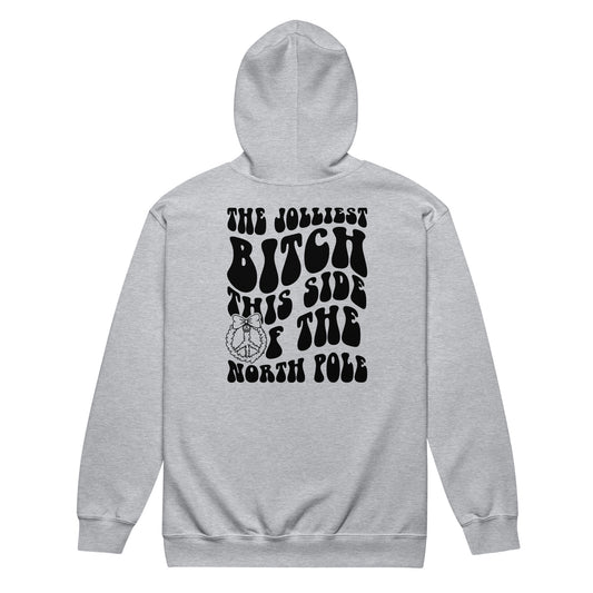 The Jolliest Bitch | Unisex heavy blend zip hoodie