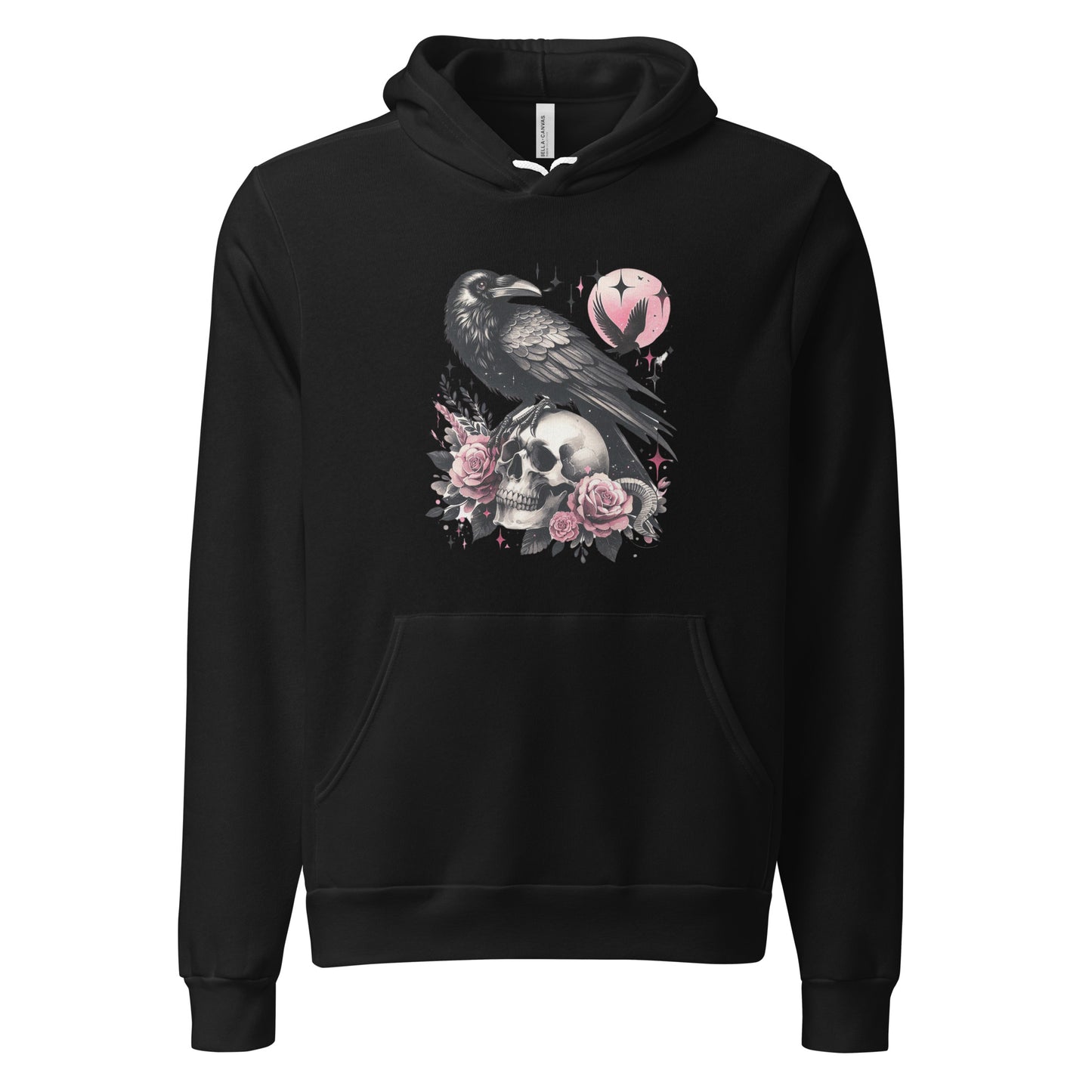 Skull Raven & Roses Unisex hoodie