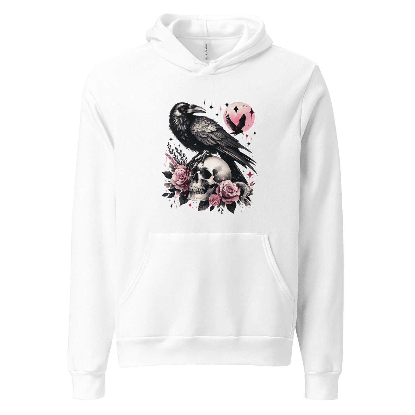 Skull Raven & Roses Unisex hoodie