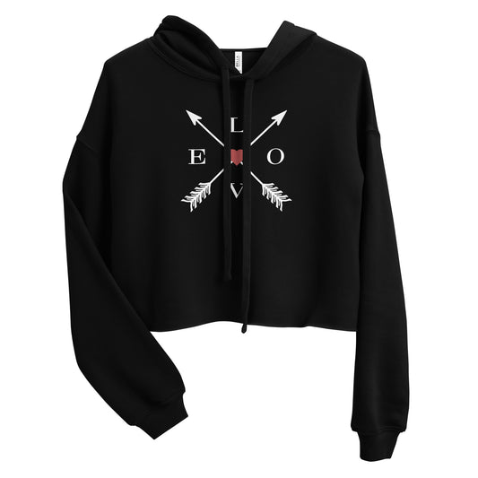 Love | Crop Hoodie