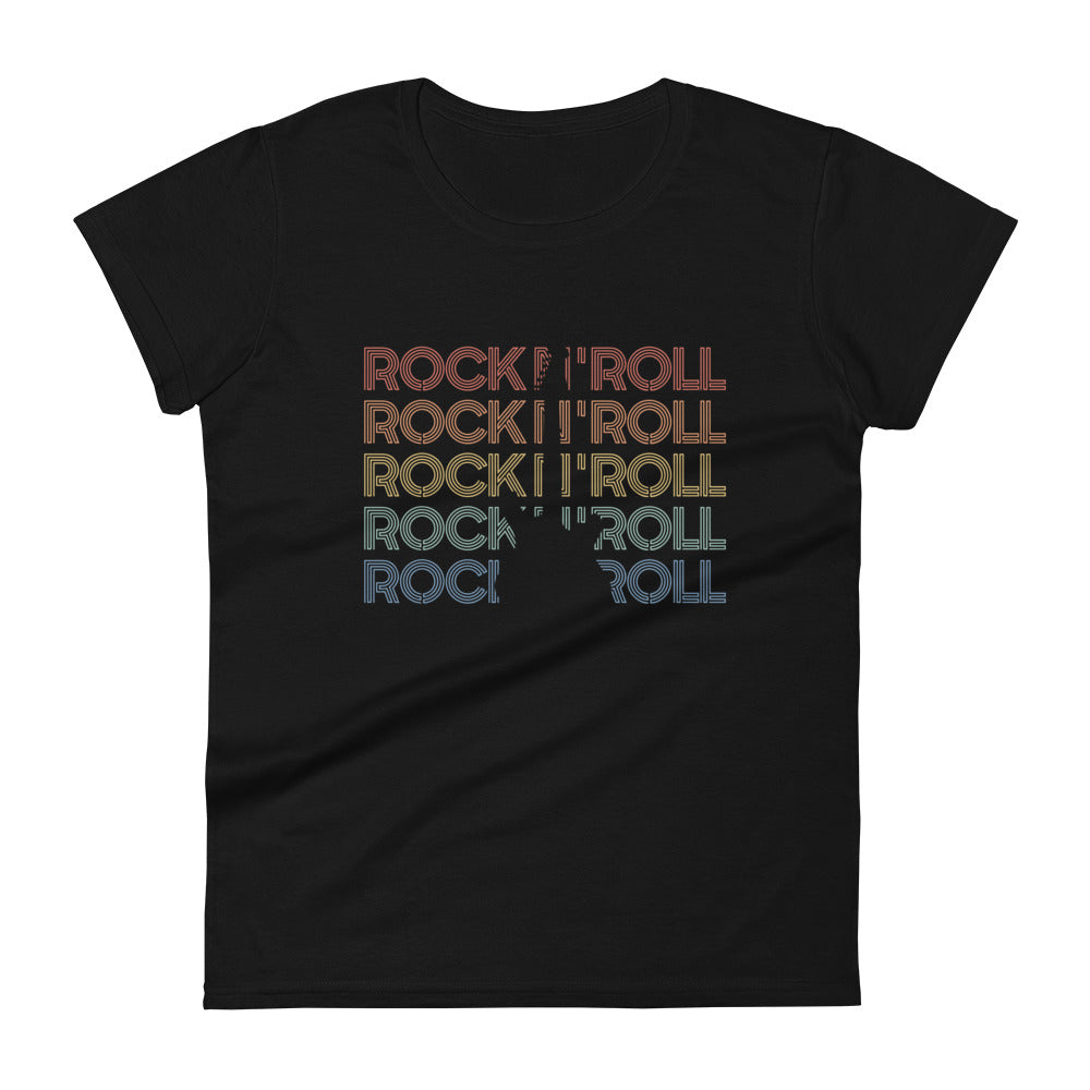 Rock N Roll Guitar Women’s Short Sleeve T-Shirt | Perfect for Music Lovers! | Soft Tee