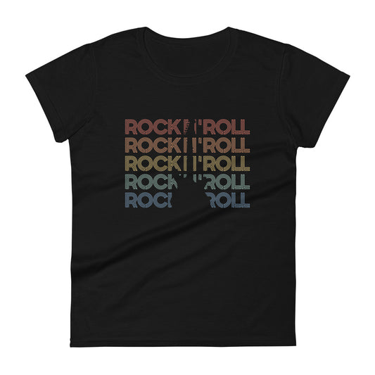 Rock N Roll Guitar Women’s Short Sleeve T-Shirt | Perfect for Music Lovers! | Soft Tee