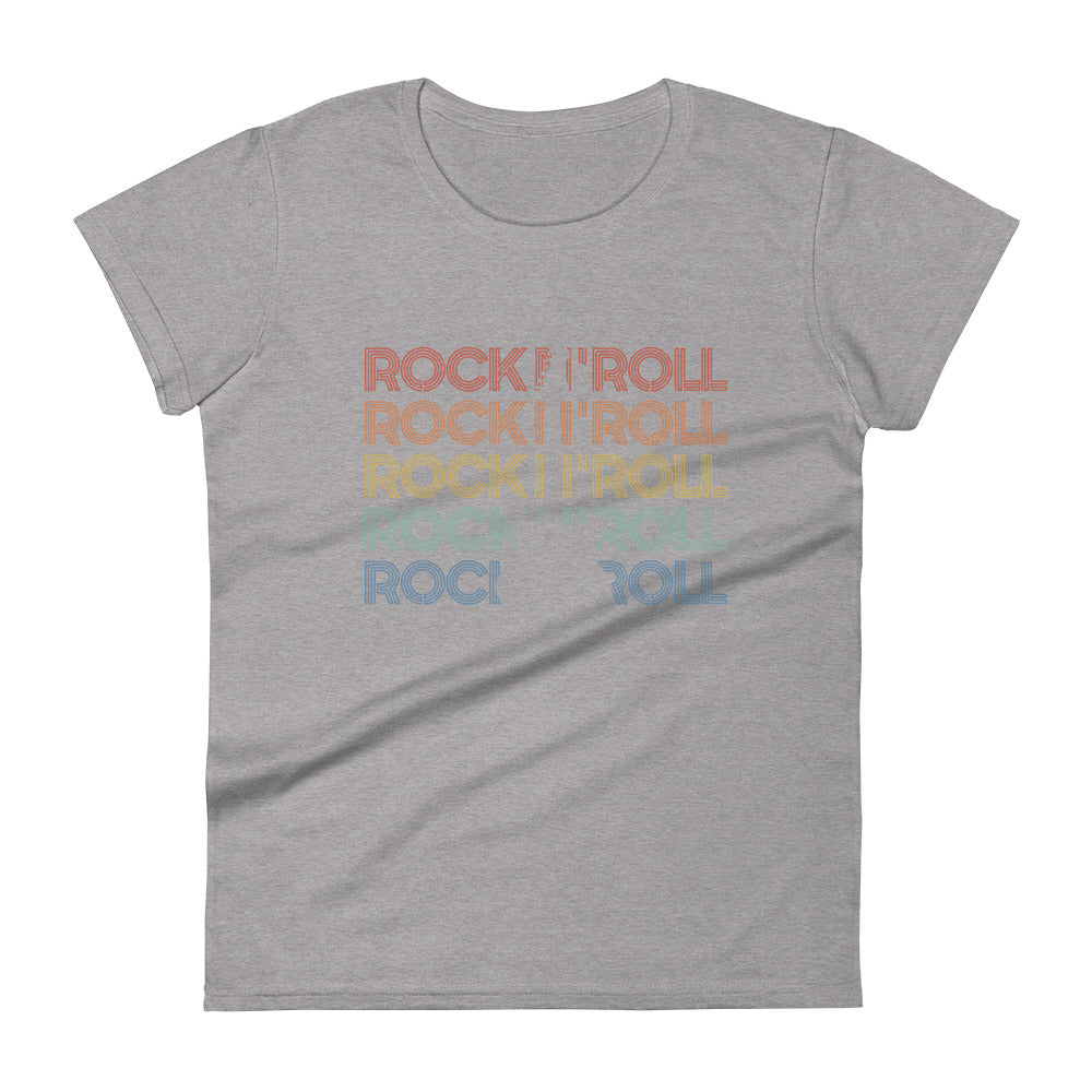 Rock N Roll Guitar Women’s Short Sleeve T-Shirt | Perfect for Music Lovers! | Soft Tee