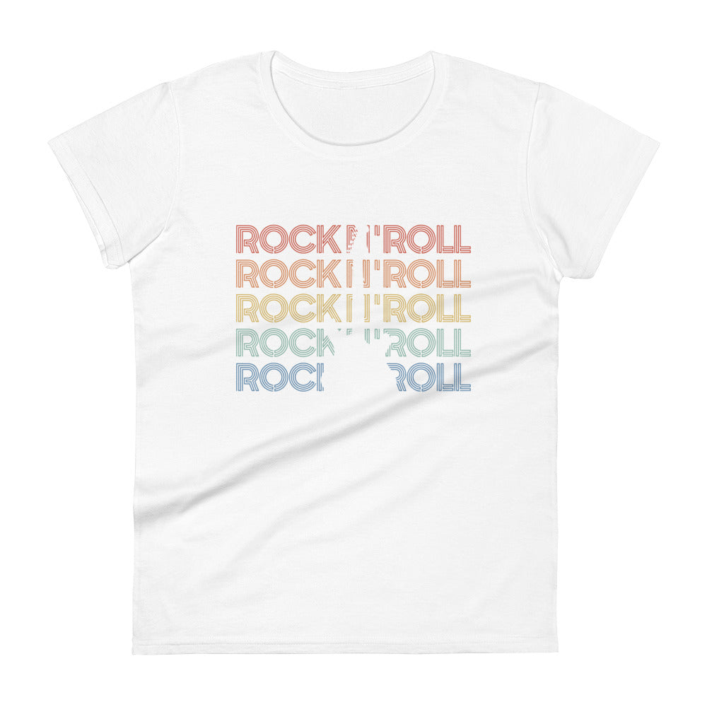 Rock N Roll Guitar Women’s Short Sleeve T-Shirt | Perfect for Music Lovers! | Soft Tee