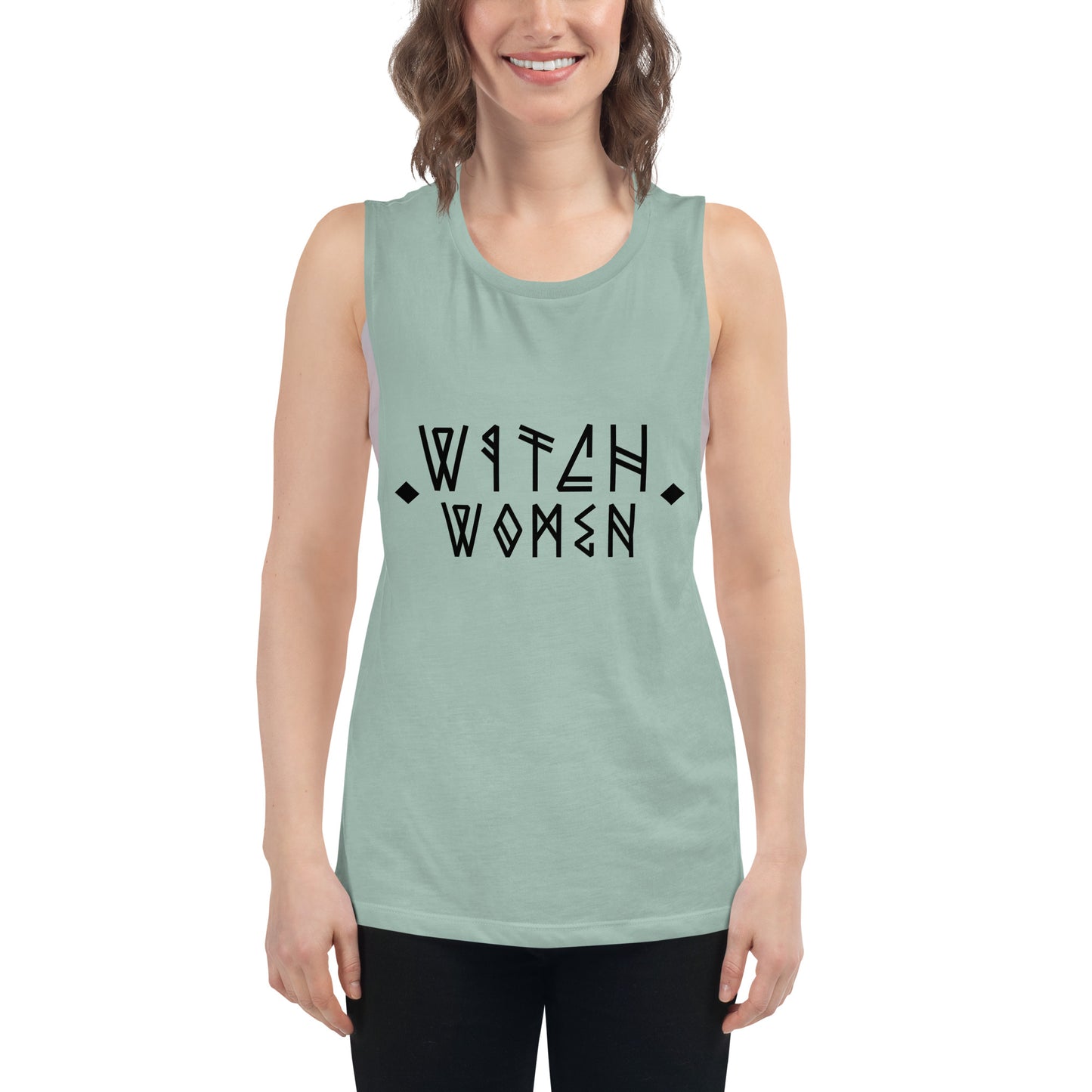 Witch Woman Graphic Ladies’ Muscle Tank