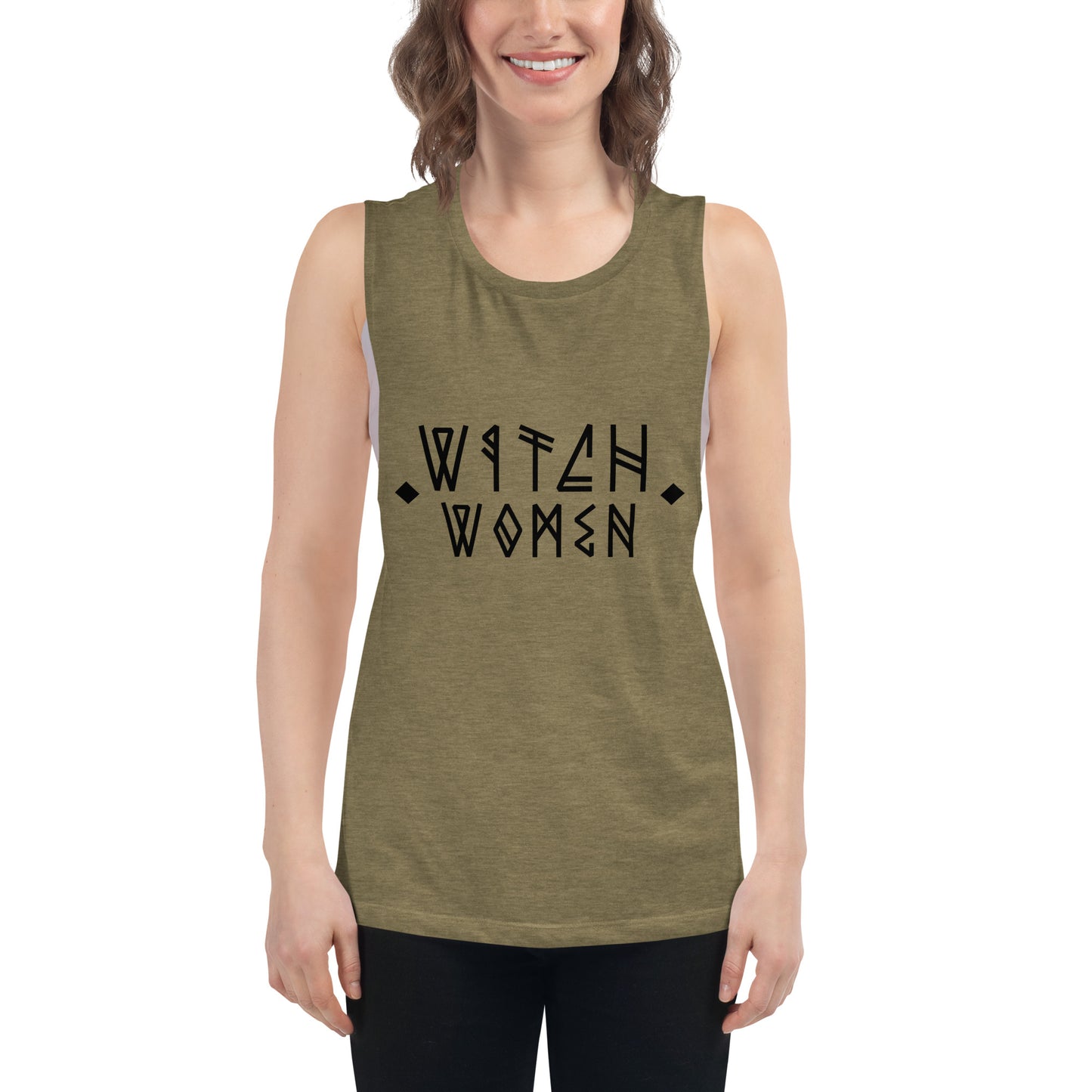 Witch Woman Graphic Ladies’ Muscle Tank